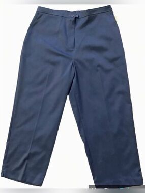 Women’s Blue Cropped stretch Dress Pants size 12